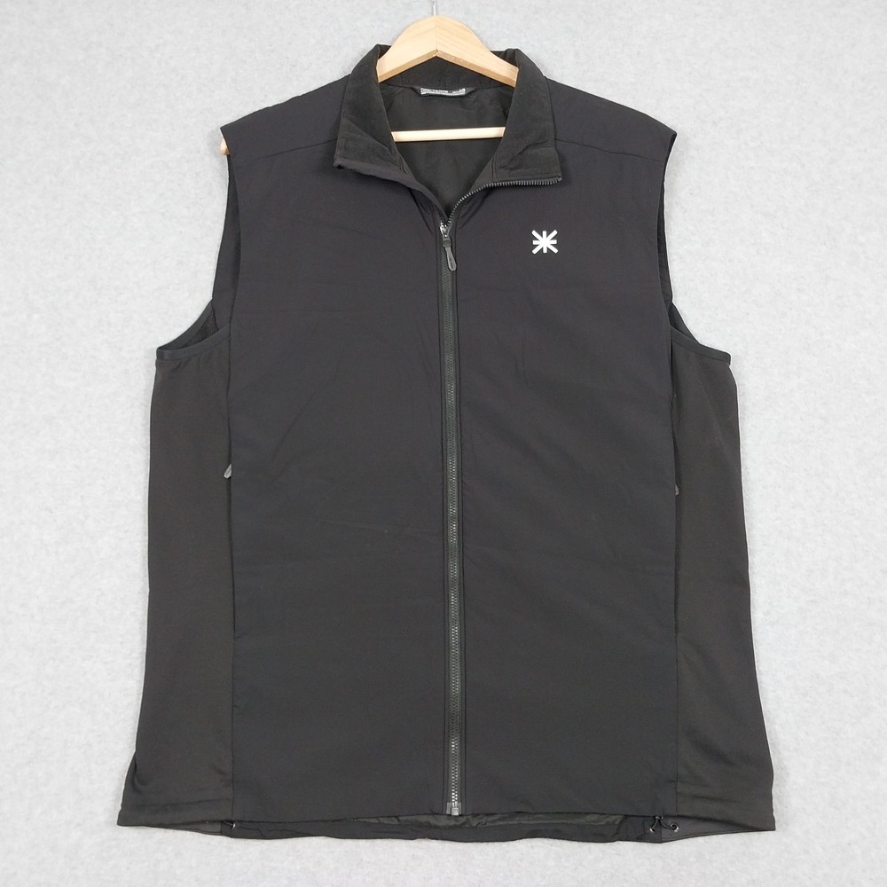 Arc'teryx Vest Mens Large Black Atom LT Full Zip Outdoors Active Hiking Stretch